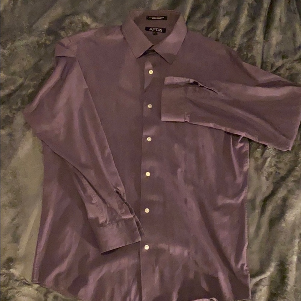 APT 9-Large Black Dress Shirt